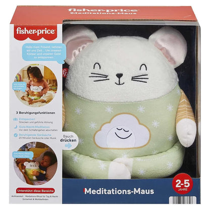 Fisher-Price Meditations-Maus, Einschlafhilfe mit Nachtlicht & Musik