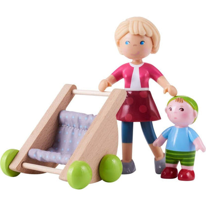 HABA 305594 Little Friends – Mama Melanie und Baby Kilian