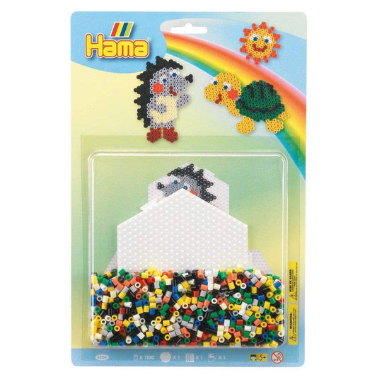 Hama Bügelperlen Set Igel und Schildkröte