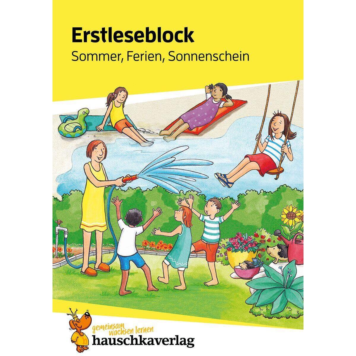 Hauschka Verlag Erstleseblock - Sommer, Ferien, Sonnenschein, A5-Block