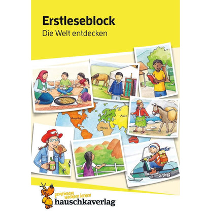 Hauschka Verlag Erstleseblock 1. & 2. Klasse - Die Welt entdecken, A5-Block