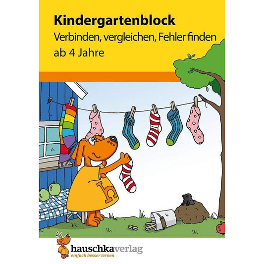 Hauschka Verlag Kindergartenblock Verbinden, vergleichen, Fehler finden