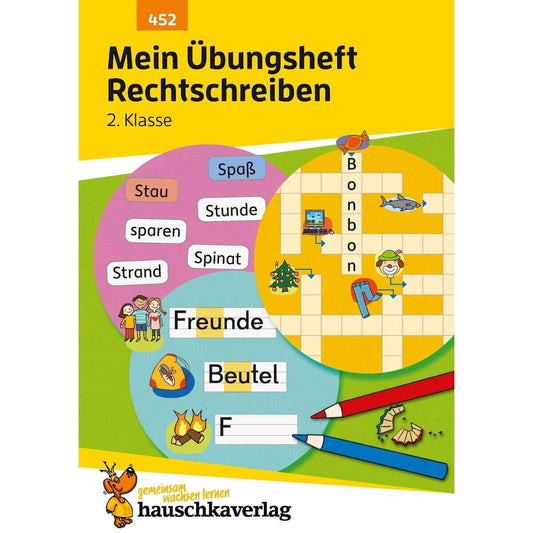 Hauschka Verlag Mein Übungsheft Rechtschreiben 2. Klasse, A5-Heft