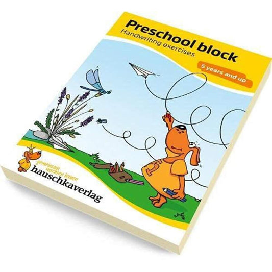 Hauschka Verlag Preschool block - Handwriting exercises, DIN A5, englisch