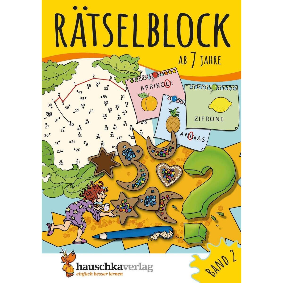 Hauschka Verlag Rätselblock ab 7 Jahre, Band 2, A5-Block