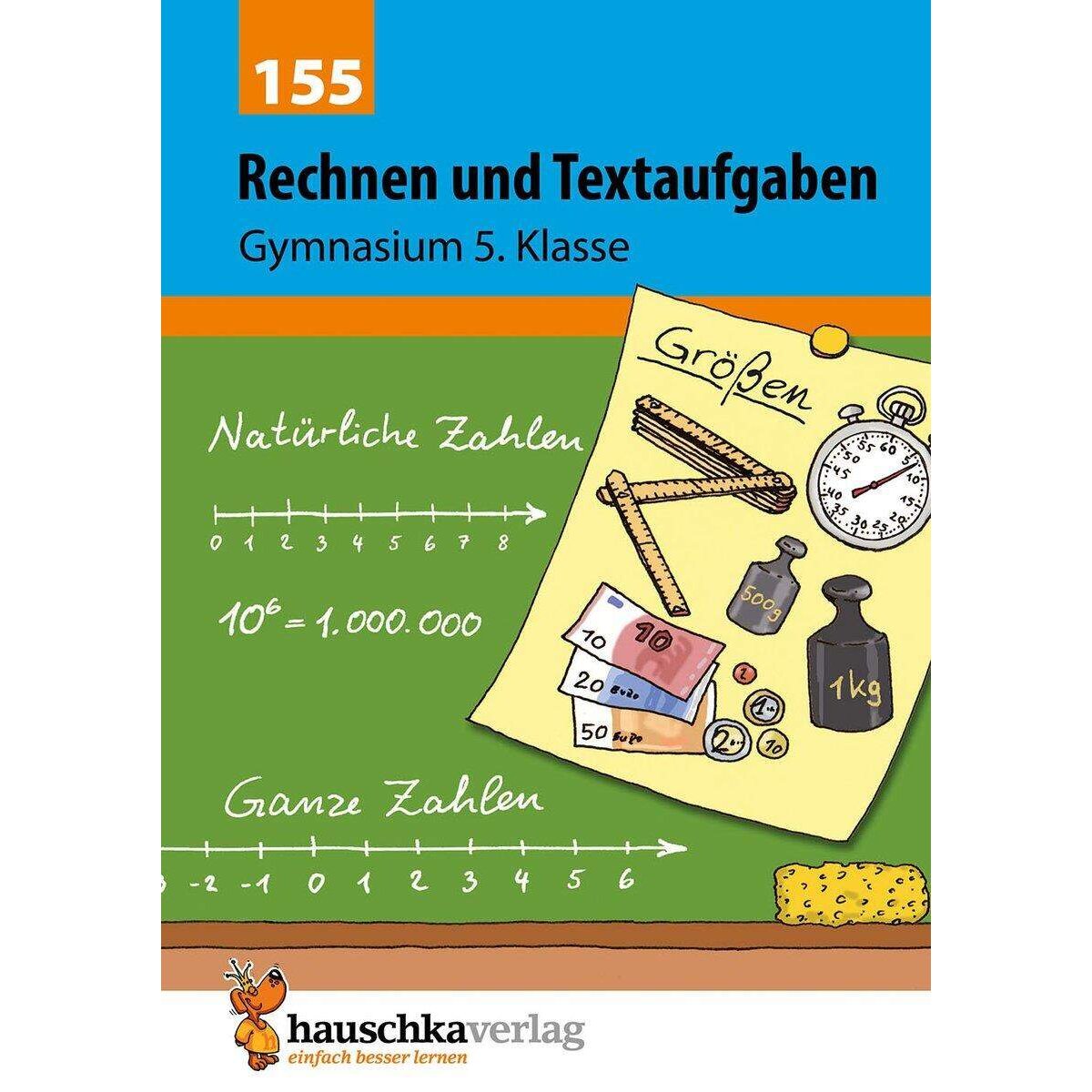 Hauschka Verlag Rechnen und Textaufgaben Gymnasium 5. Klasse