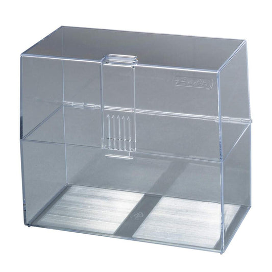 Herlitz Karteikasten Lernbox DIN A6 transparent