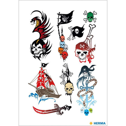 HERMA Classic Tattoo Sticker Colour Pirats