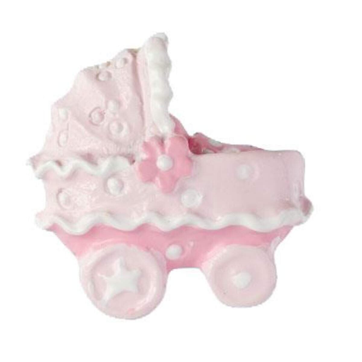 hobbyfun CREApop® Kinderwagen 2 cm, rosa, 4 Stück