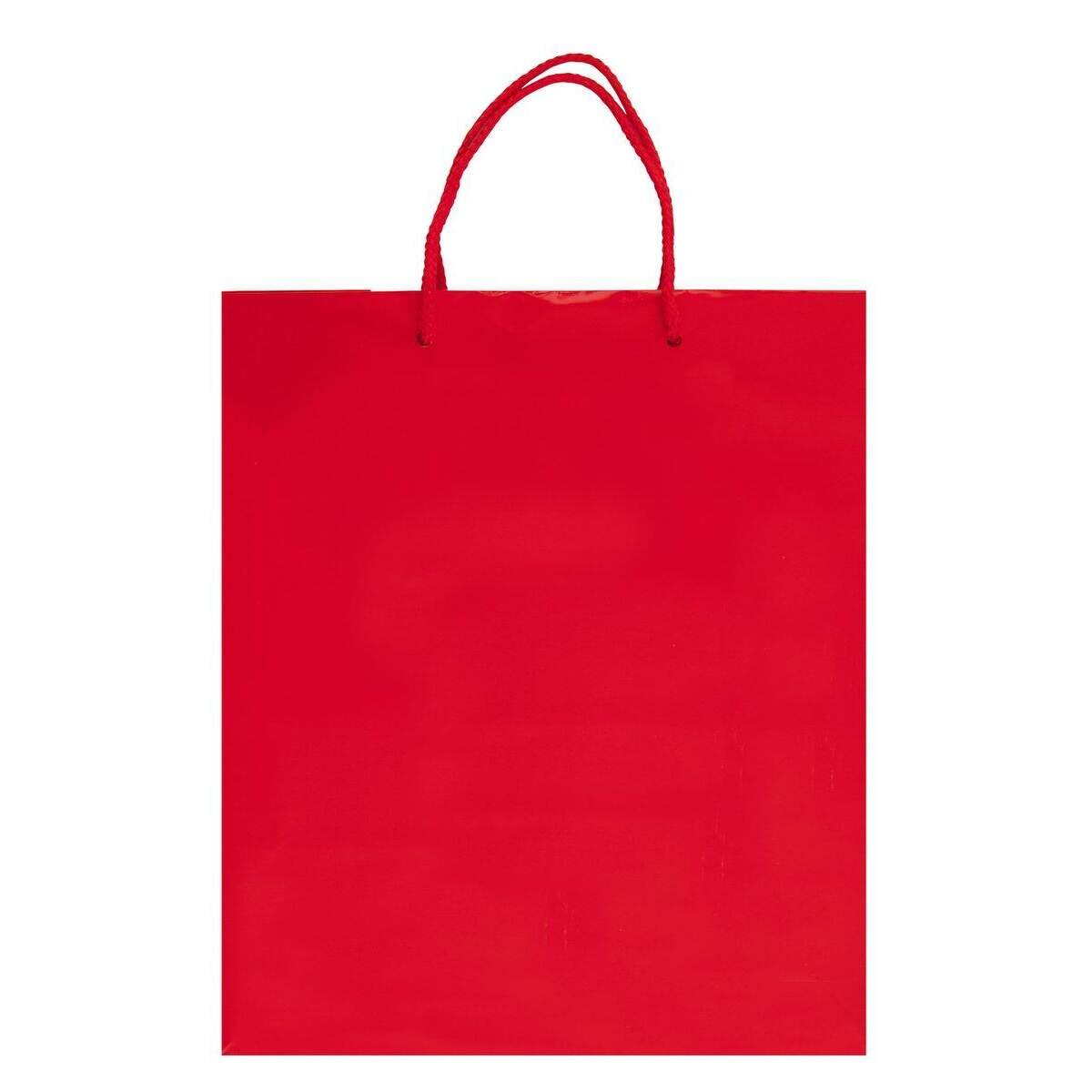 Idena Geschenktasche Uni 23x18x10cm, farbig sortiert