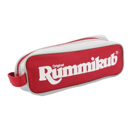 Jumbo Spiele Original Reise-Rummikub in Tasche, Legespiel