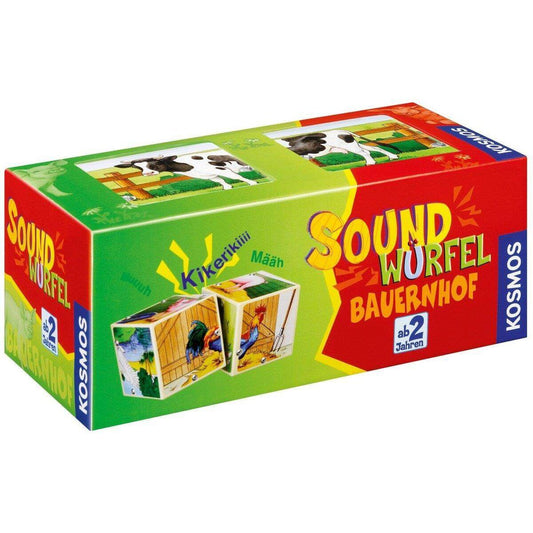 KOSMOS Soundwürfel Bauernhof, Kinderspiel