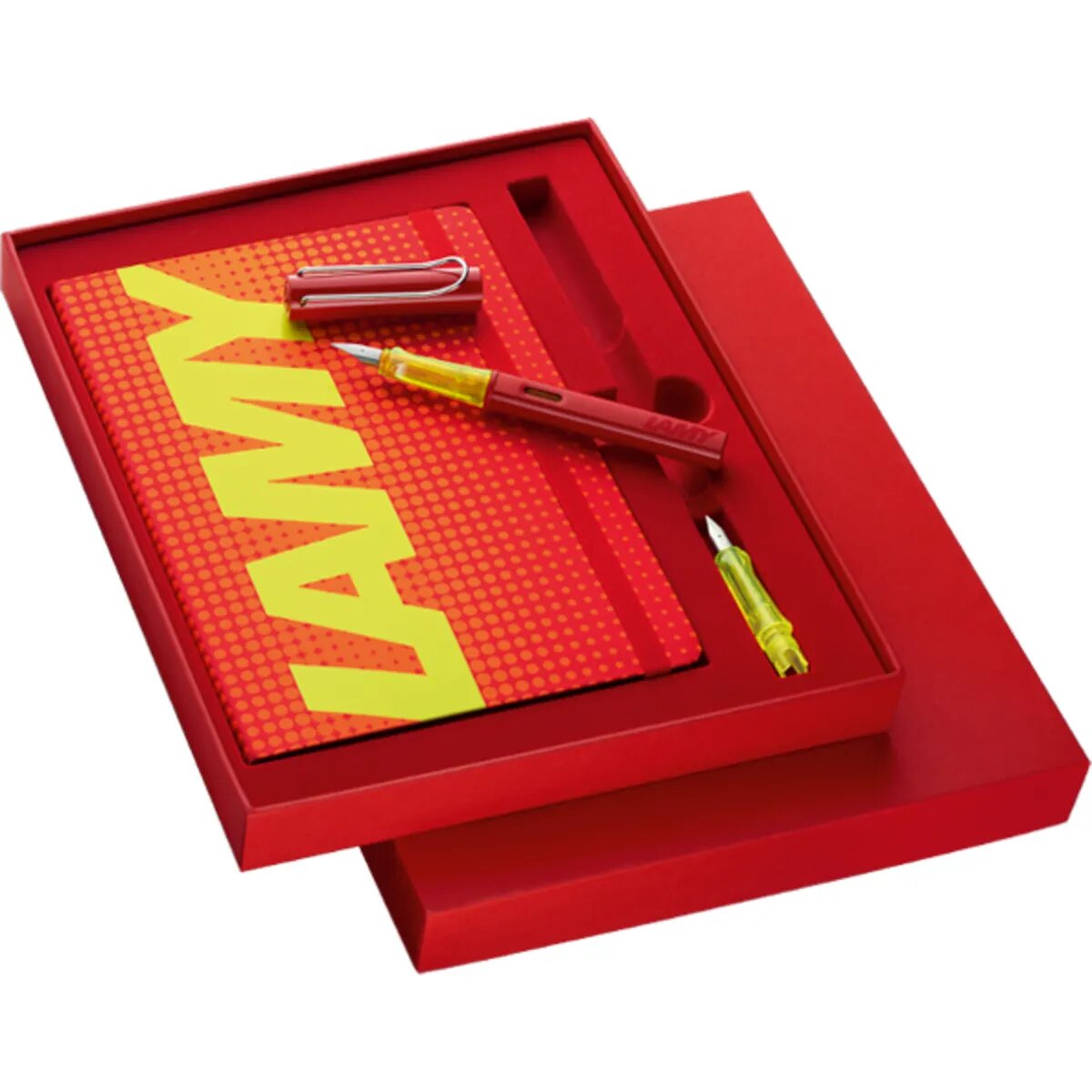 LAMY AL-star glossy red + paper Notebook Set