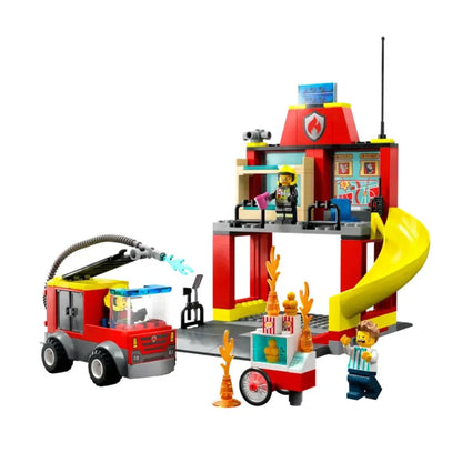 LEGO® City 60375 Feuerwehrstation und Löschauto