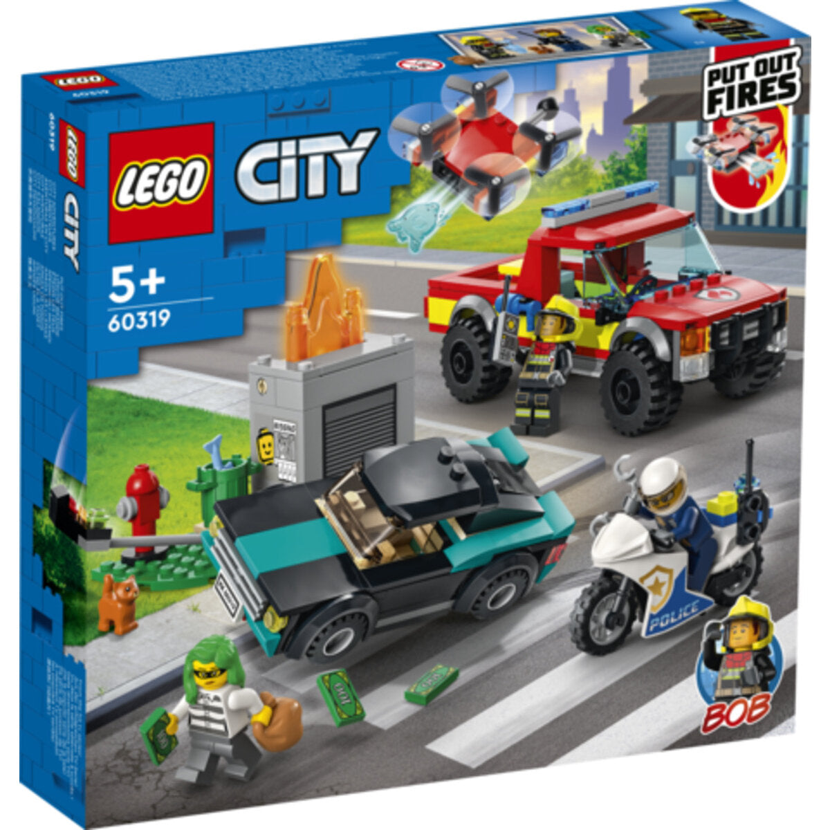 LEGO® City Fire 60319 Löscheinsatz und Verfolgungsjagd