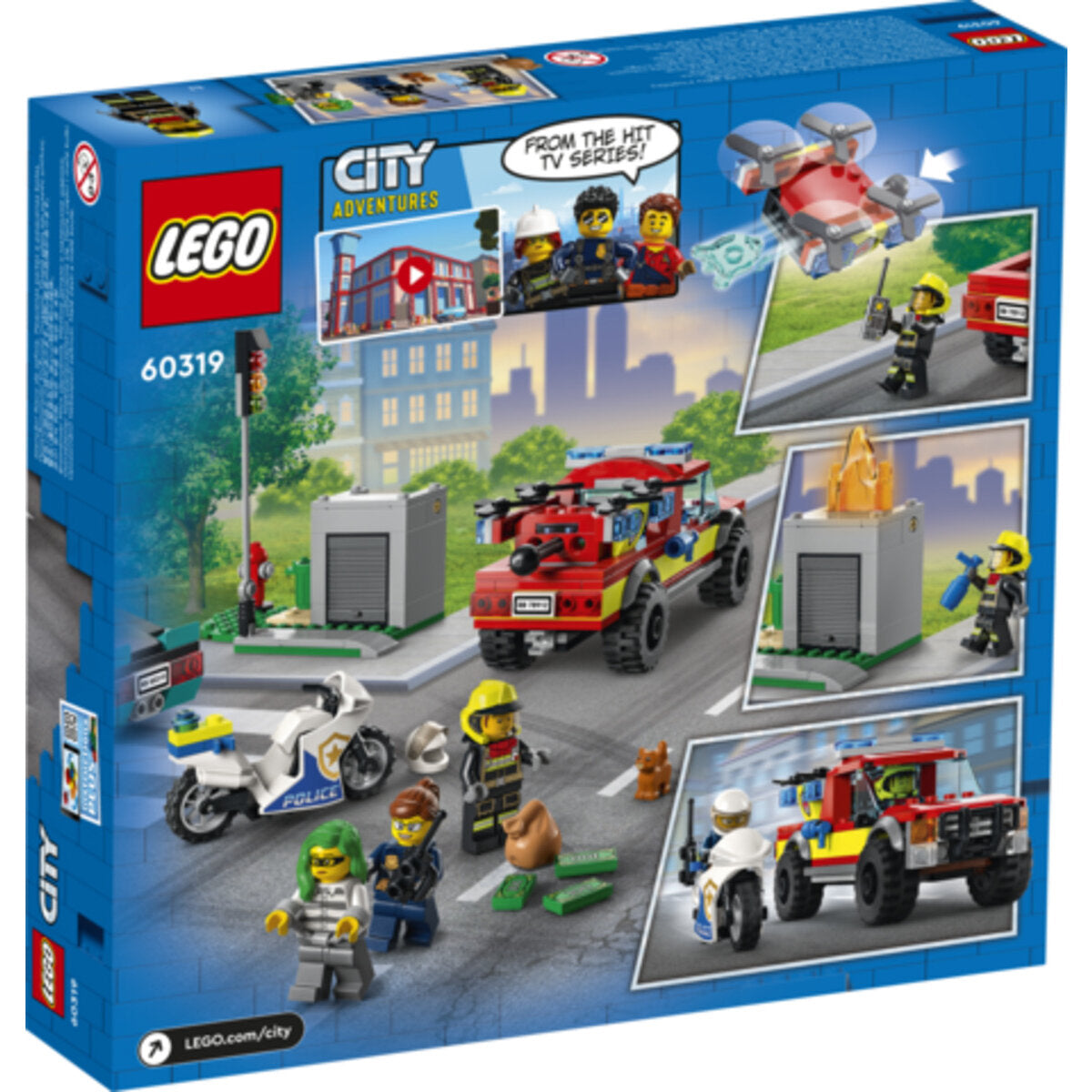 LEGO® City Fire 60319 Löscheinsatz und Verfolgungsjagd