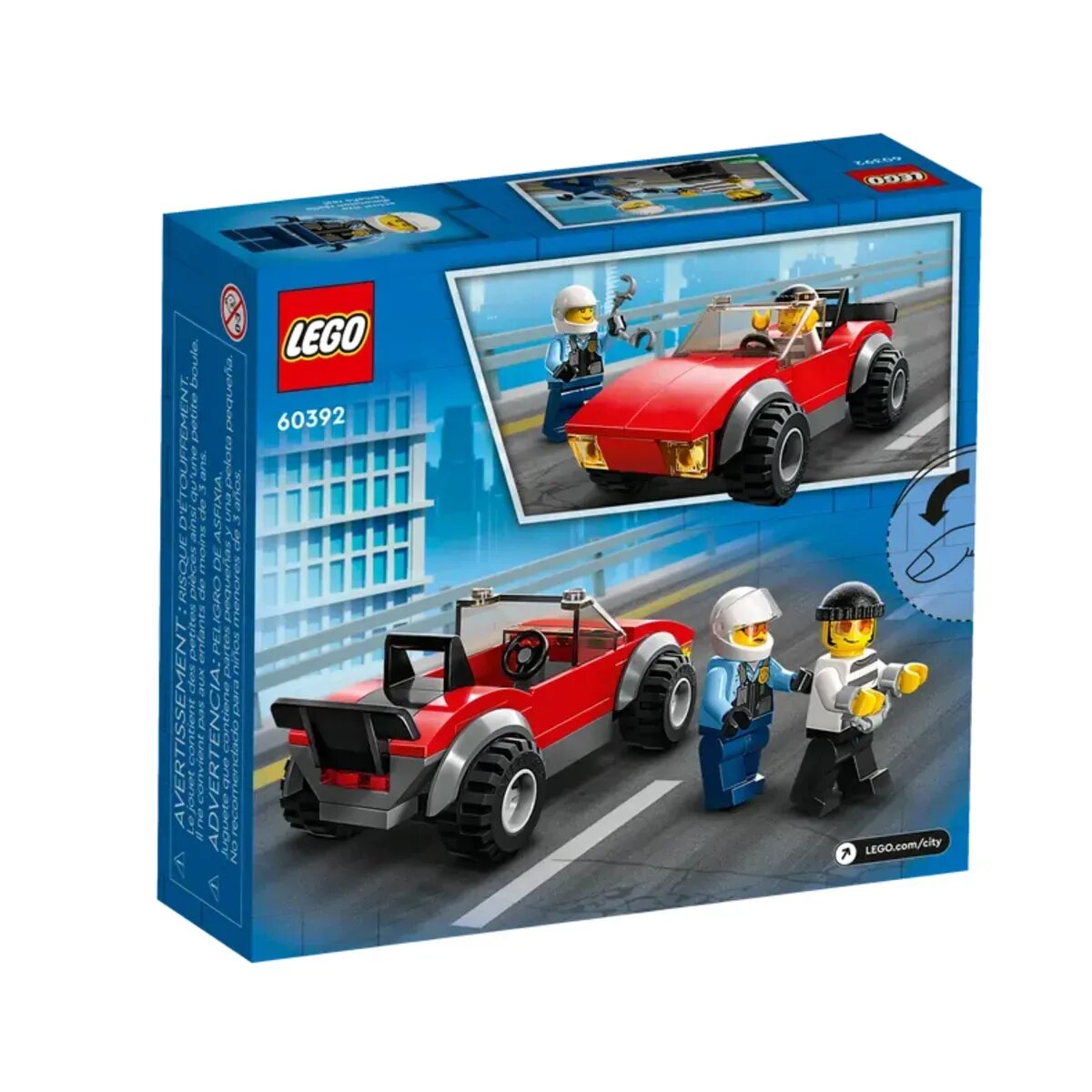 LEGO® City Police 60392 Verfolgungsjagd mit dem Polizeimotorrad