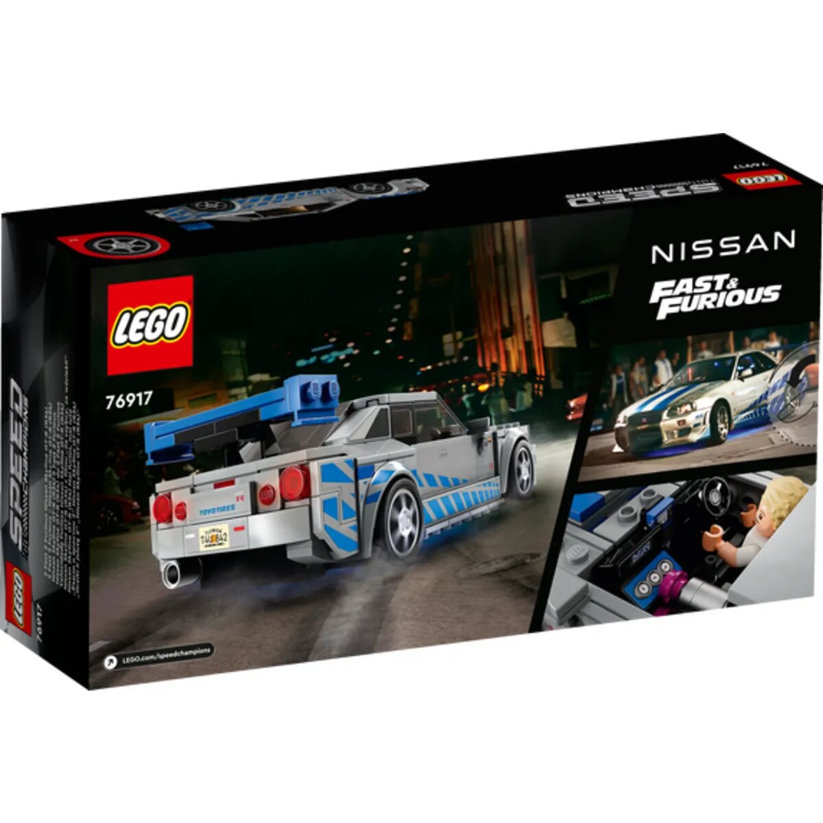 LEGO® Speed Champions 76917 2 Fast 2 Furious  Nissan Skyline GT-R (R34)