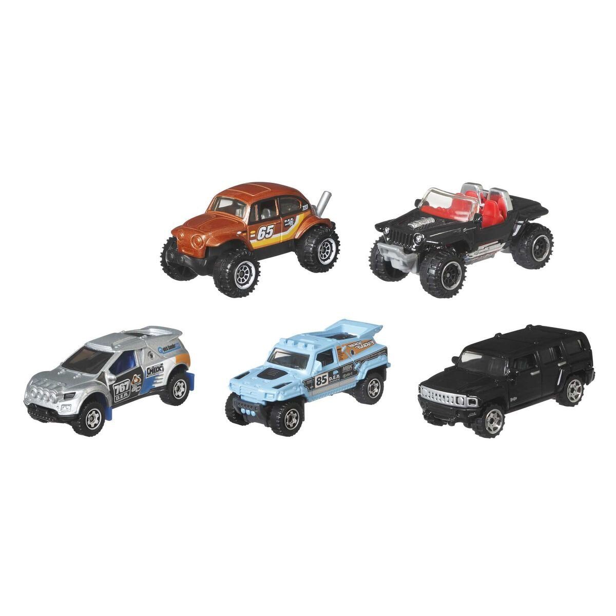 Mattel Matchbox Spielzeugautos Geschenkset 5-teilig, 1 Packung, sortiert