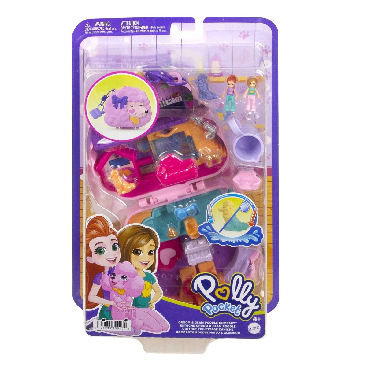 Mattel Polly Pocket World Schatulle, 1 Stück, sortiert