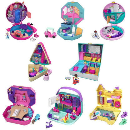 Mattel Polly Pocket World Schatulle, 1 Stück, sortiert