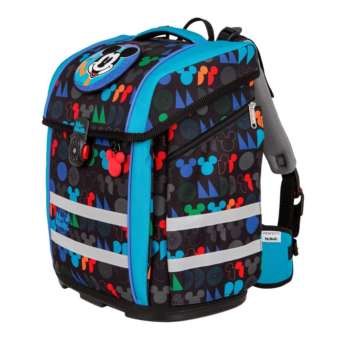 McNeill Schulranzen-Set PERFECTO, 5tlg. DISNEY – MICKEY MOUSE -Kollektion 2024-