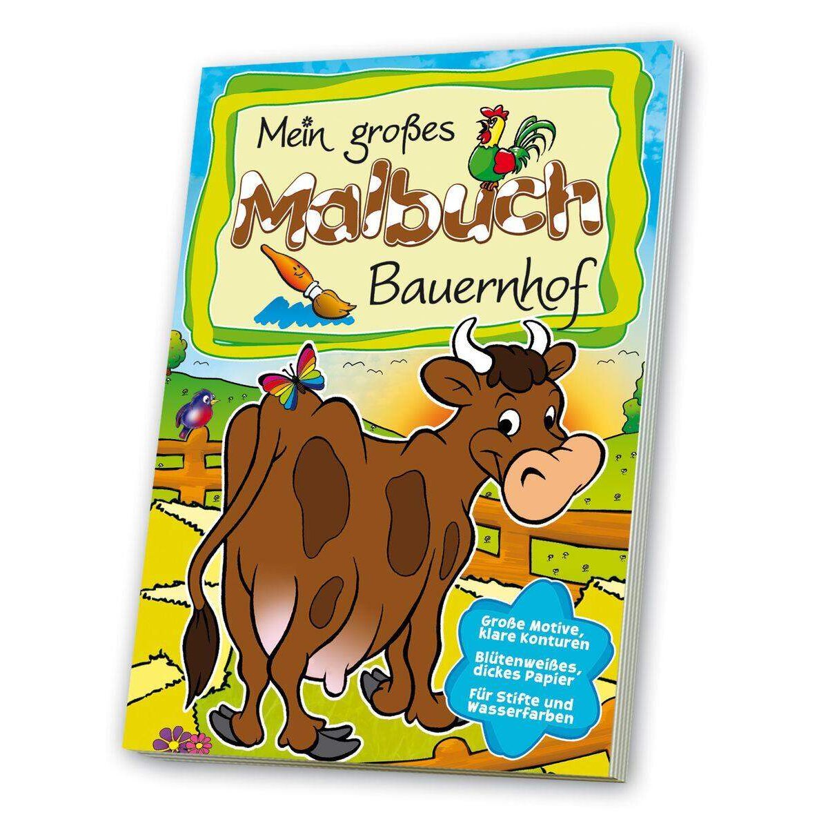 media Verlag Malbuch Bauernhof