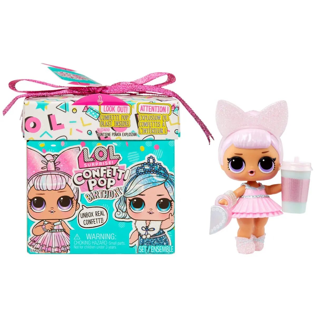 MGA Entertainment L.O.L. Surprise Confetti Pop Birthday, 1 Stück, sortiert