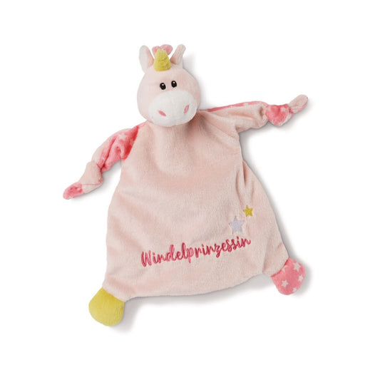 NICI Schmusetuch Einhorn 'Windelprinzessin'