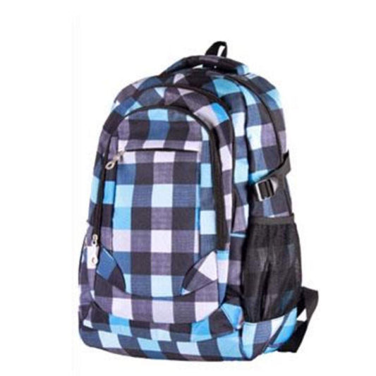 NOWI Schulrucksack 26 Liter, blau/schwarz