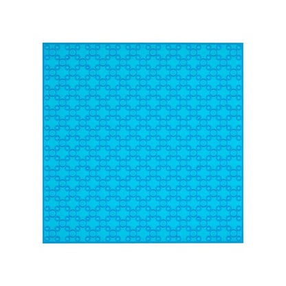 Open Bricks Baseplate 20x20 transparent blue 4