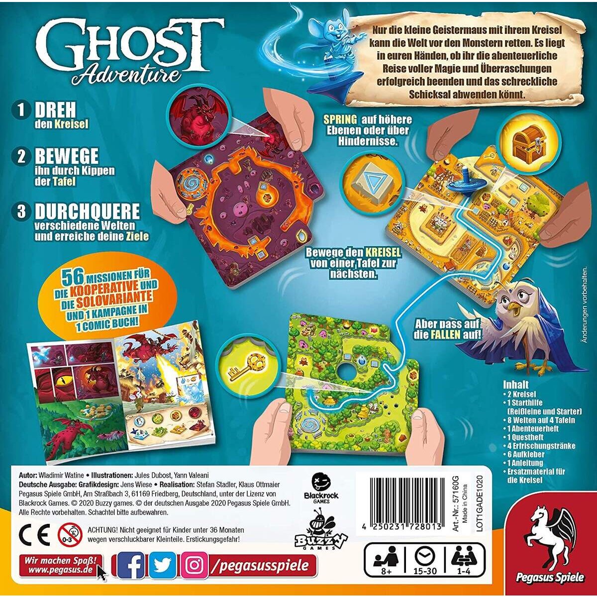 Pegasus Spiele Familienspiel Ghost Adventures