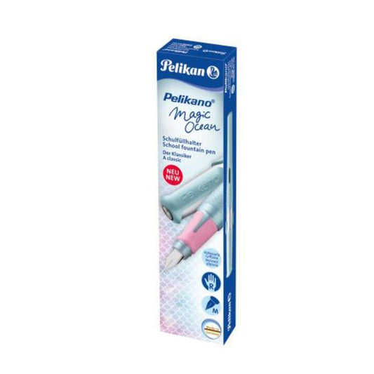 Pelikan Füller Pelikano Feder M P480 Magic Ocean, Rechtshänder