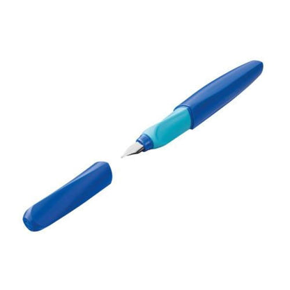 Pelikan Twist® Füller Feder M, Blau/Blau, universell für Rechts- und Linkshänder