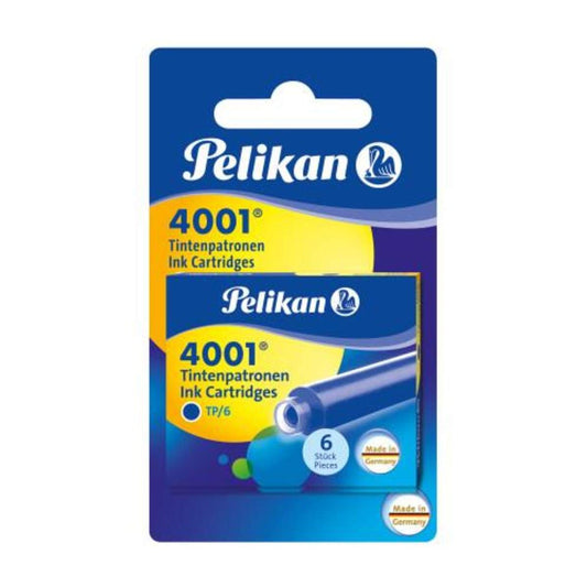 Pelikan Tintenpatronen 4001, blau, 12 Stück