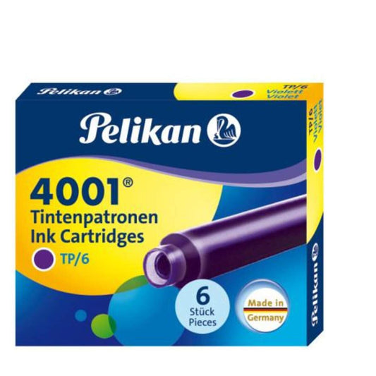 Pelikan Tintenpatronen 4001® Etui mit 6 Standard-Patronen Violett