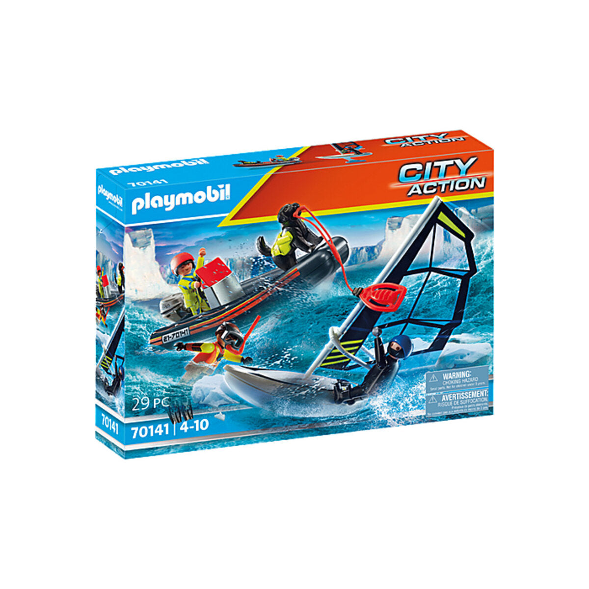 PLAYMOBIL® 70141 City Action  Seenot: Polarsegler-Rettung mit Schlauchboot