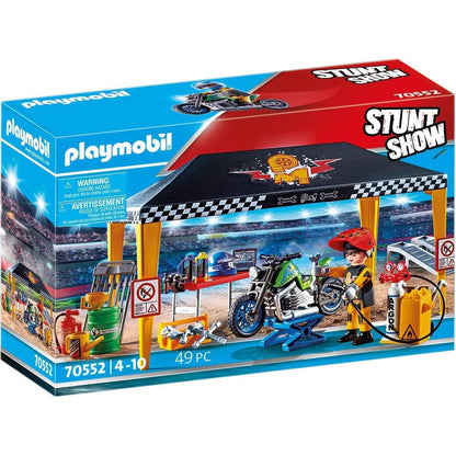 PLAYMOBIL® 70552 Stuntshow Stuntshow Werkstattzelt