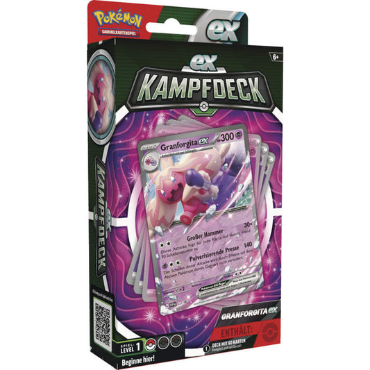 Pokemon Kampfdeck Granforgita-ex oder Baojian-ex, 1 Stück, 2-fach sortiert