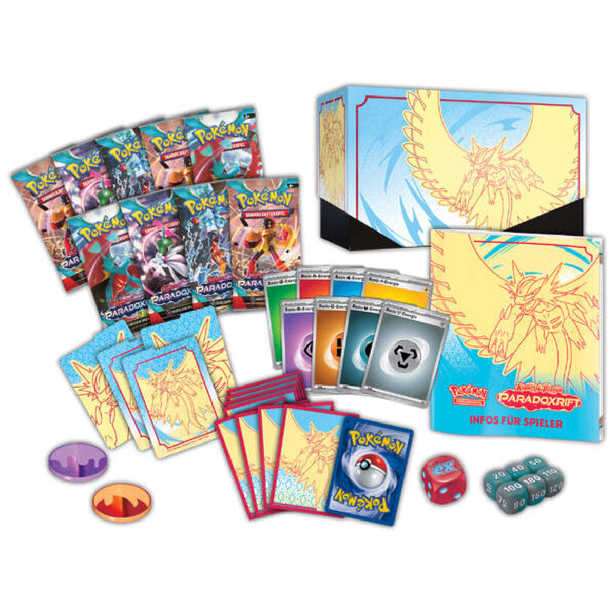 Pokemon Karmesin & Purpur: Paradoxrift - Top-Trainer-Box, 1 Stück, 2-fach sortiert