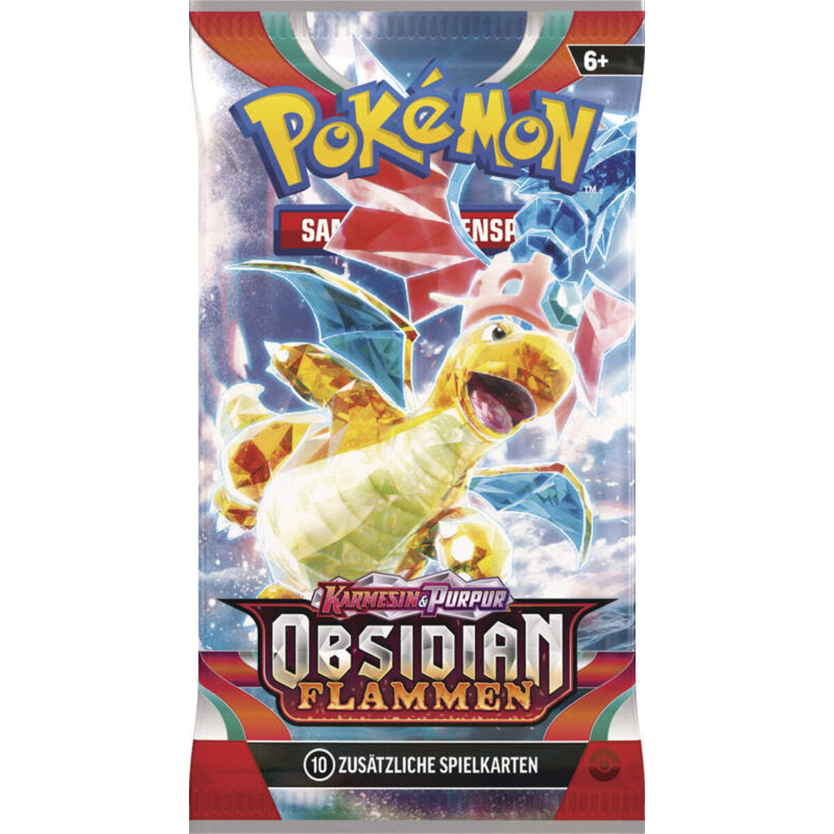 Pokemon Karmesin & Purpur - Obsidianflammen Booster, 1 Stück, Design sortiert