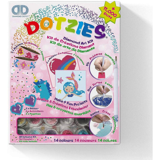 Pracht Diamond Dotzies Art Kit pink, Kreativset