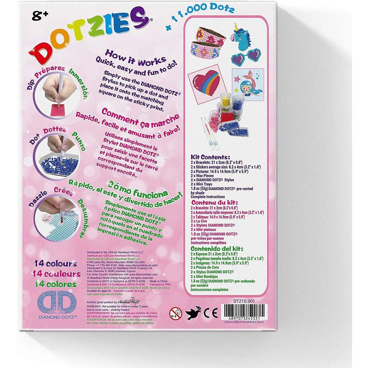 Pracht Diamond Dotzies Art Kit pink, Kreativset