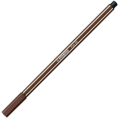 Premium-Filzstift - STABILO Pen 68 - Einzelstift - braun