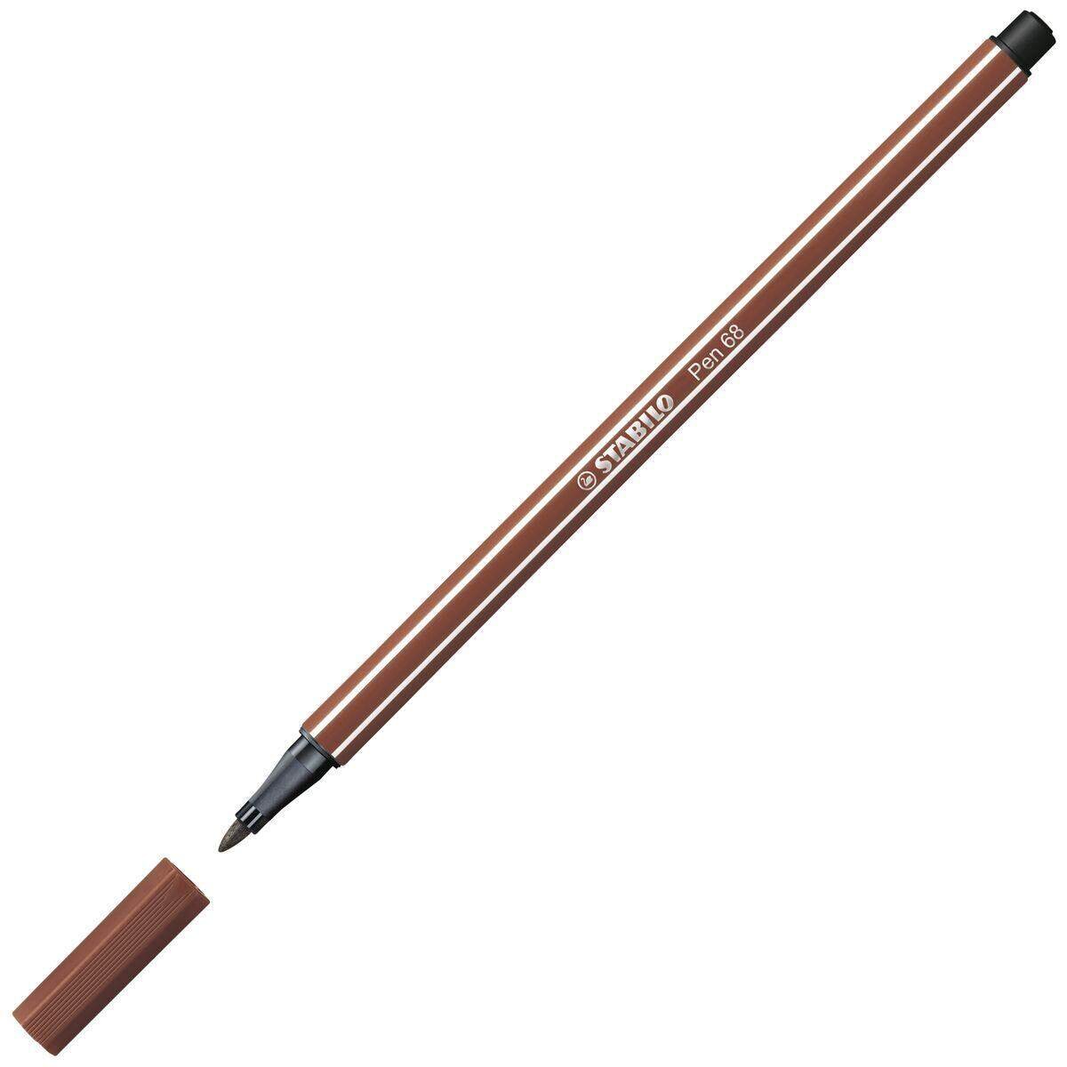 Premium-Filzstift - STABILO Pen 68 - Einzelstift - siena