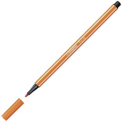 Premium-Filzstift - STABILO Pen 68 - Einzelstift - gelbrot