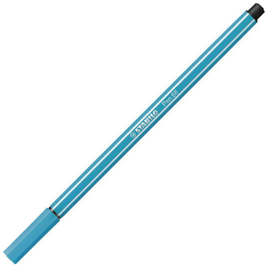 Premium-Filzstift - STABILO Pen 68 - Einzelstift - hellblau