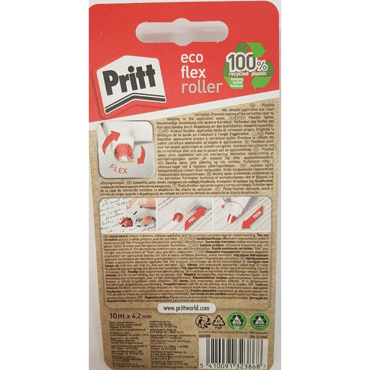 Pritt Eco Flex Korrekturroller 10m x 4,2mm