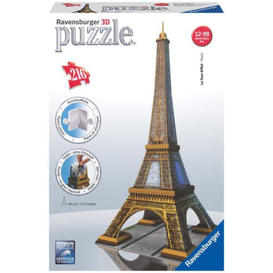 Ravensburger 3D Puzzle Eiffelturm, 216 Teile