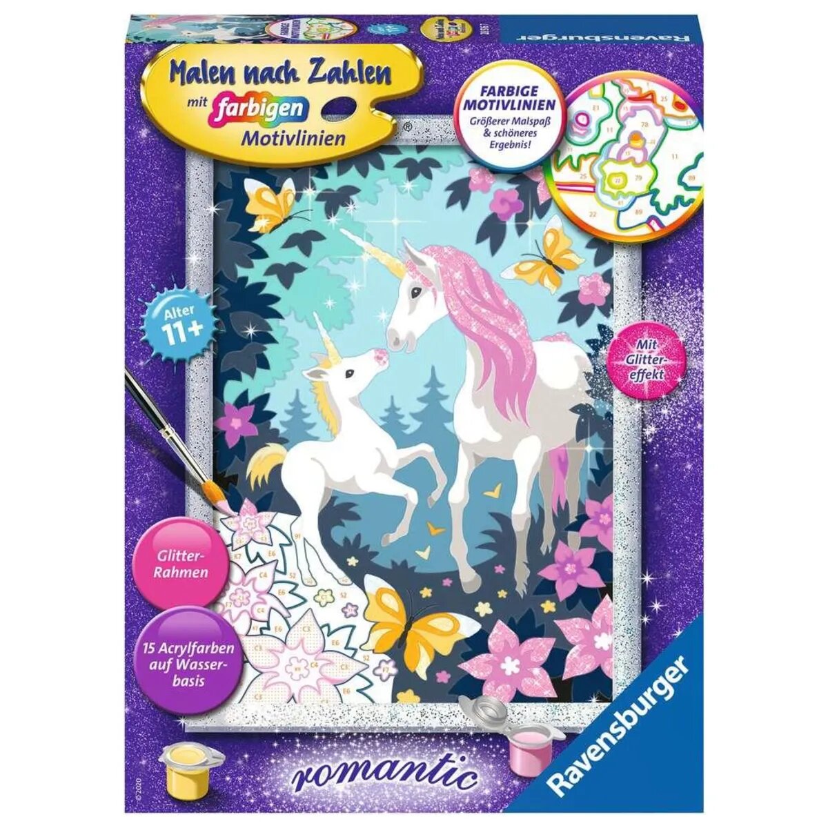 Ravensburger Malen nach Zahlen Einhornmagie